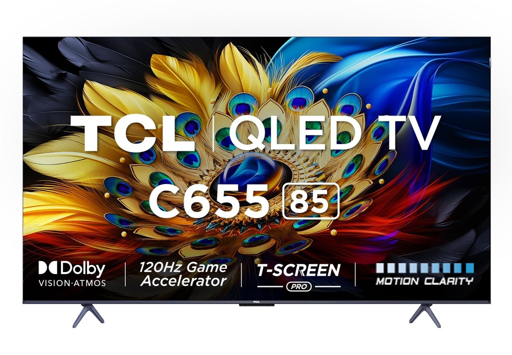 TCL 85C655 85 inch 4K Ultra HD Smart QLED Google TV