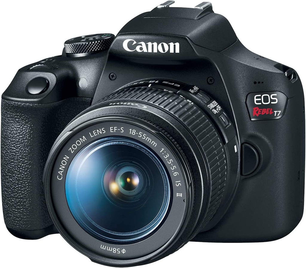 Canon EOS Rebel T7 DSLR Camera with 18-55mm Lens