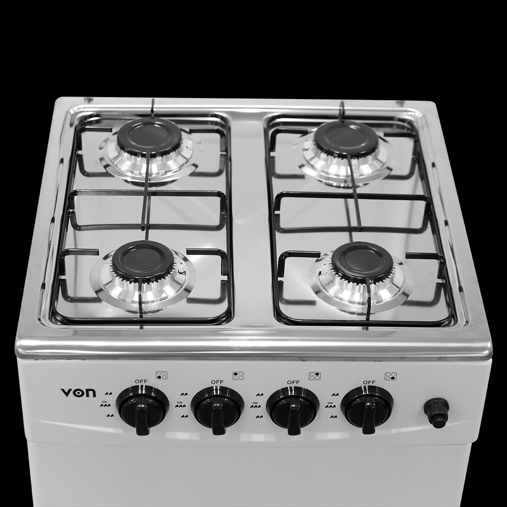 Von VAC5C040CY 4 Gas Cooker